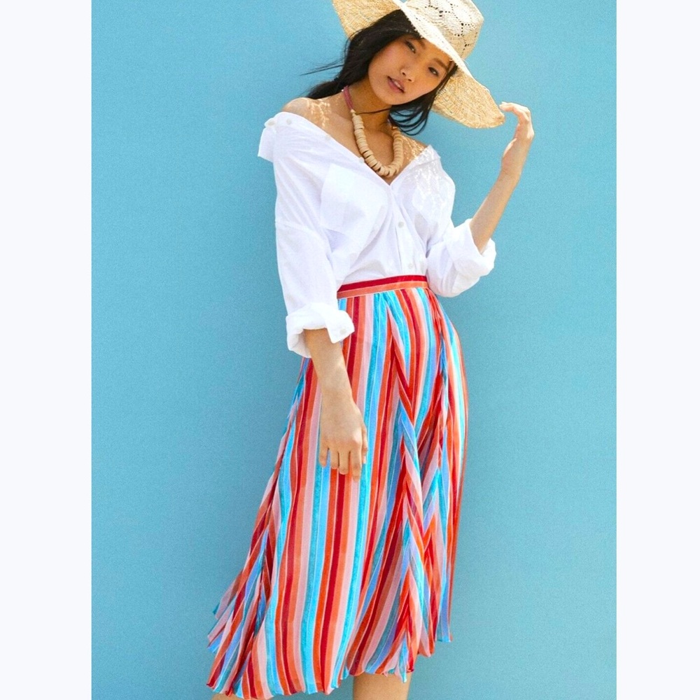 Anthropologie Maeve Claremont pleated skirt. NWOT - Picture 2 of 7